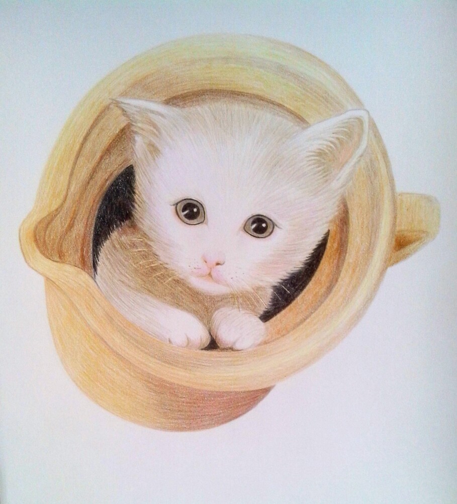 临摹 飞乐鸟的彩铅画