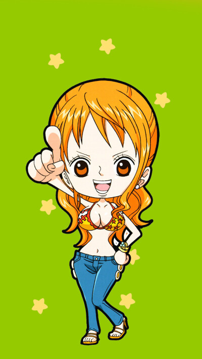 高清图片,海贼王,娜美,q版