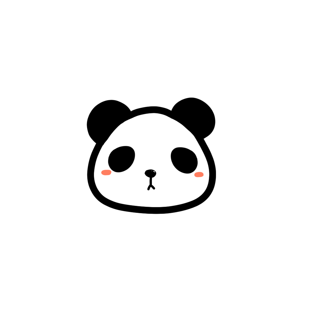 动漫熊猫头像逗比图片
