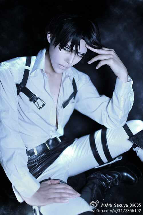 cos 进击的的巨人 利威尔cn:sakuya 动漫 里维