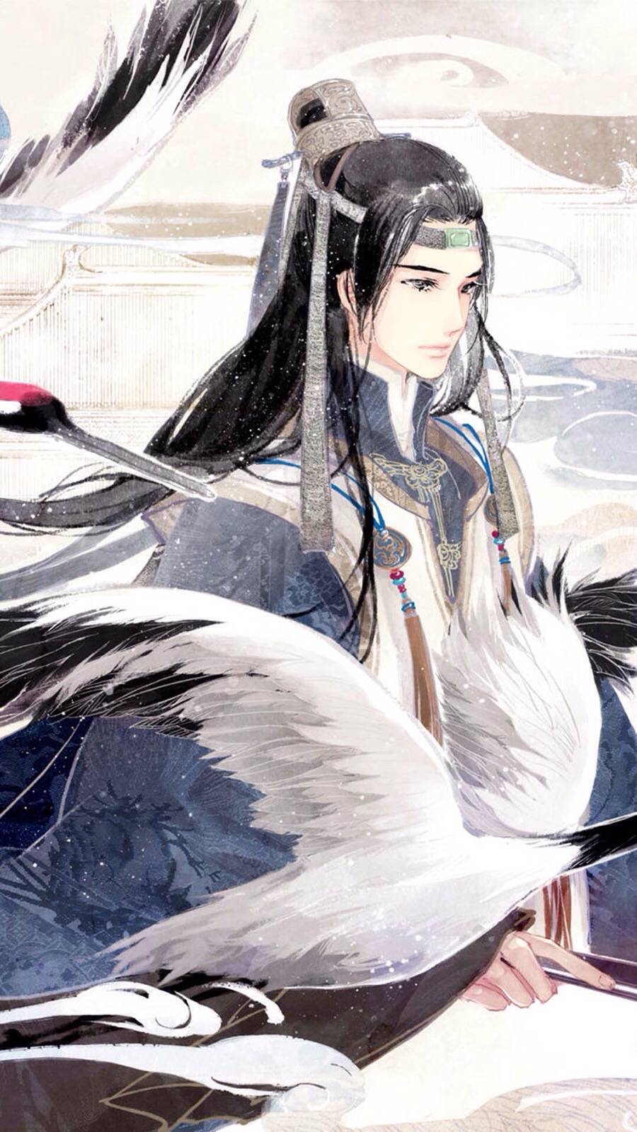 古风##少年#壁纸#插画