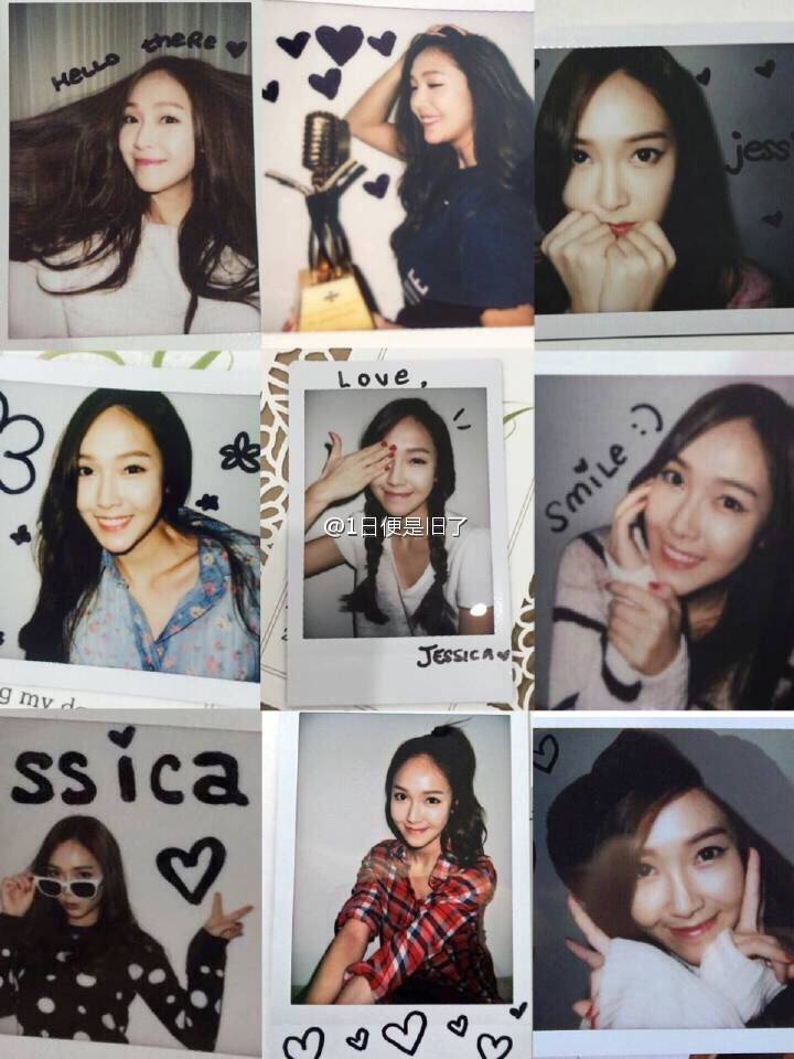 少女时代 jessica 郑秀妍 拍立得大合集