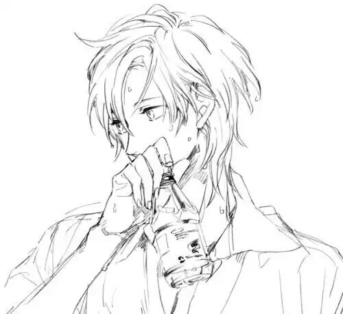 男头#动漫#帅萌#水