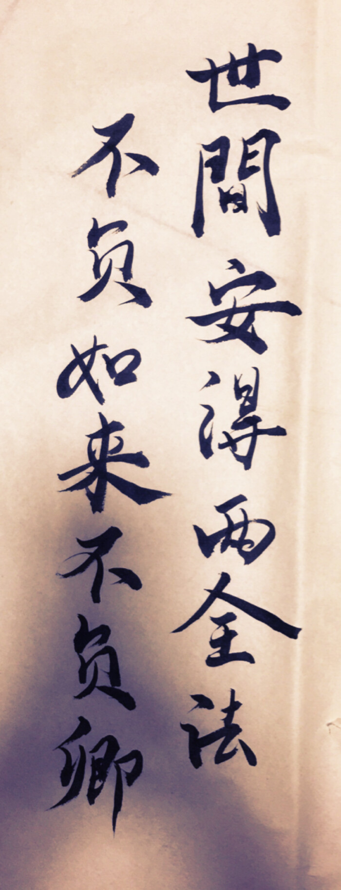 不负如来不负卿