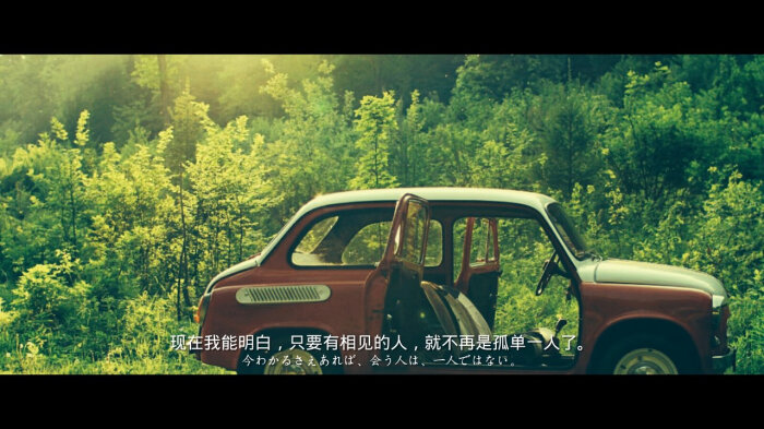 现在我能明白,只要有相见的人,就不再是孤单一人了.