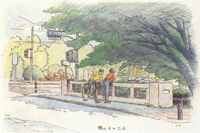 宫崎骏动画场景原稿