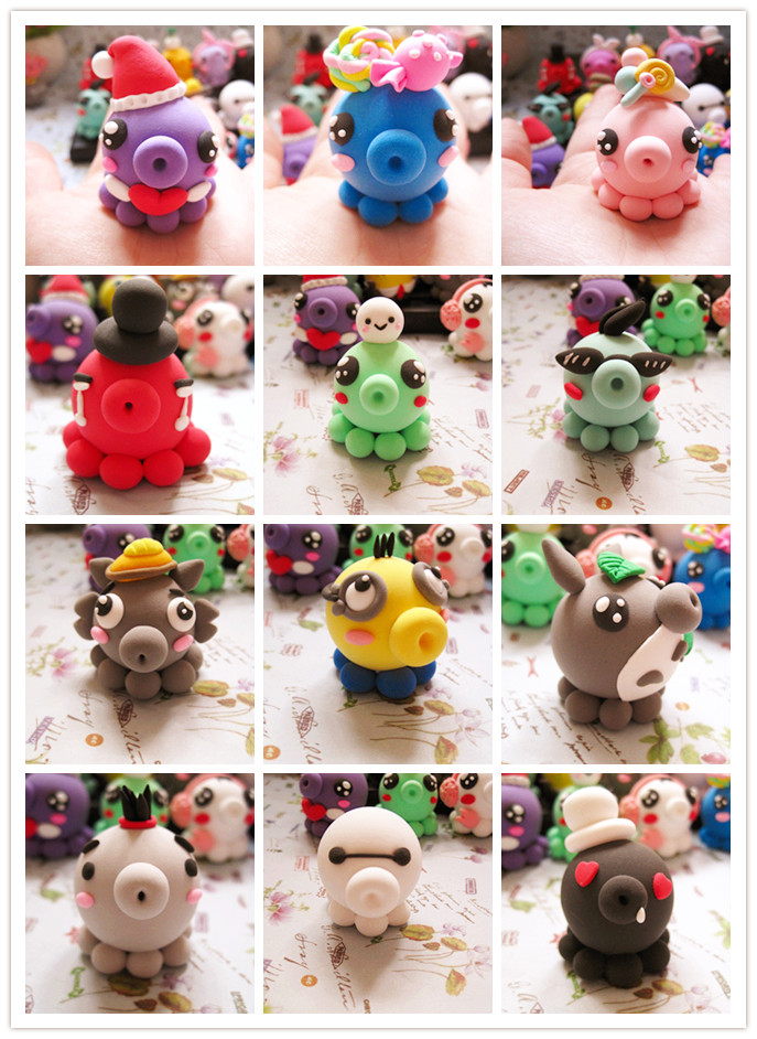 章鱼萌翻天 超轻粘土 礼物 淘宝店铺 918 dreamhttp://item.taobao.