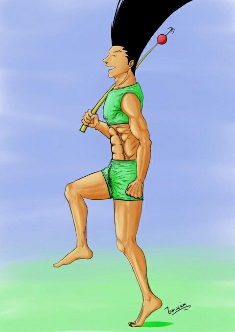 【侵删】二次元,插画,美图,素材,手绘,动漫,美少年(误),全职猎人,冈叔