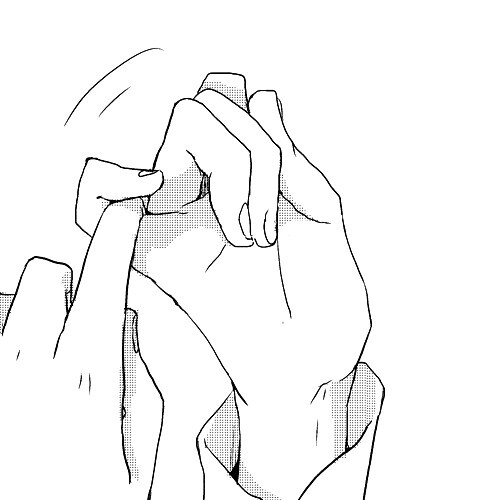 p站【侵删】二次元,插画,美图,素材,手绘,动漫,手,指间