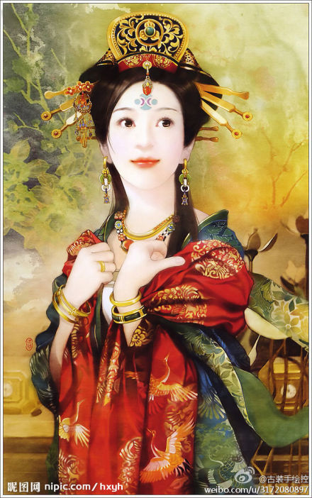 金城公主:唐中宗养女.