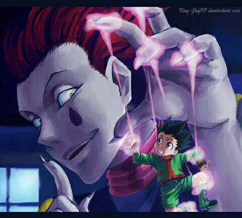 插画,美图,素材,手绘,动漫,美少年,全职猎人,小杰,西索