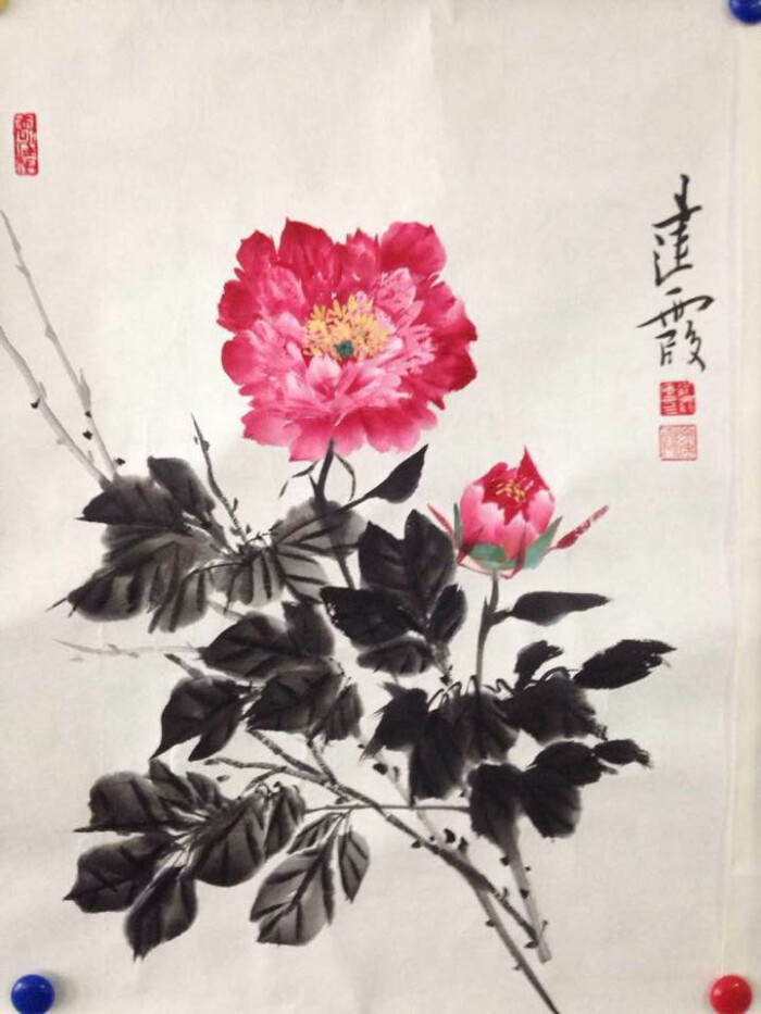 国画:国花牡丹