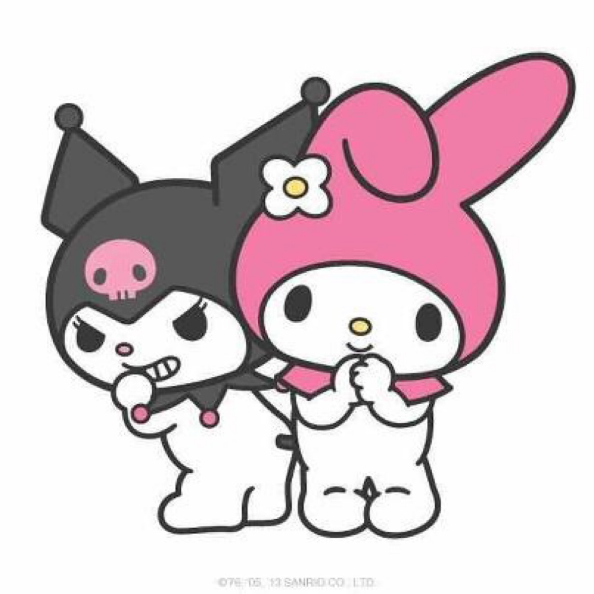 kuromi&amp;my melody(via baidu)