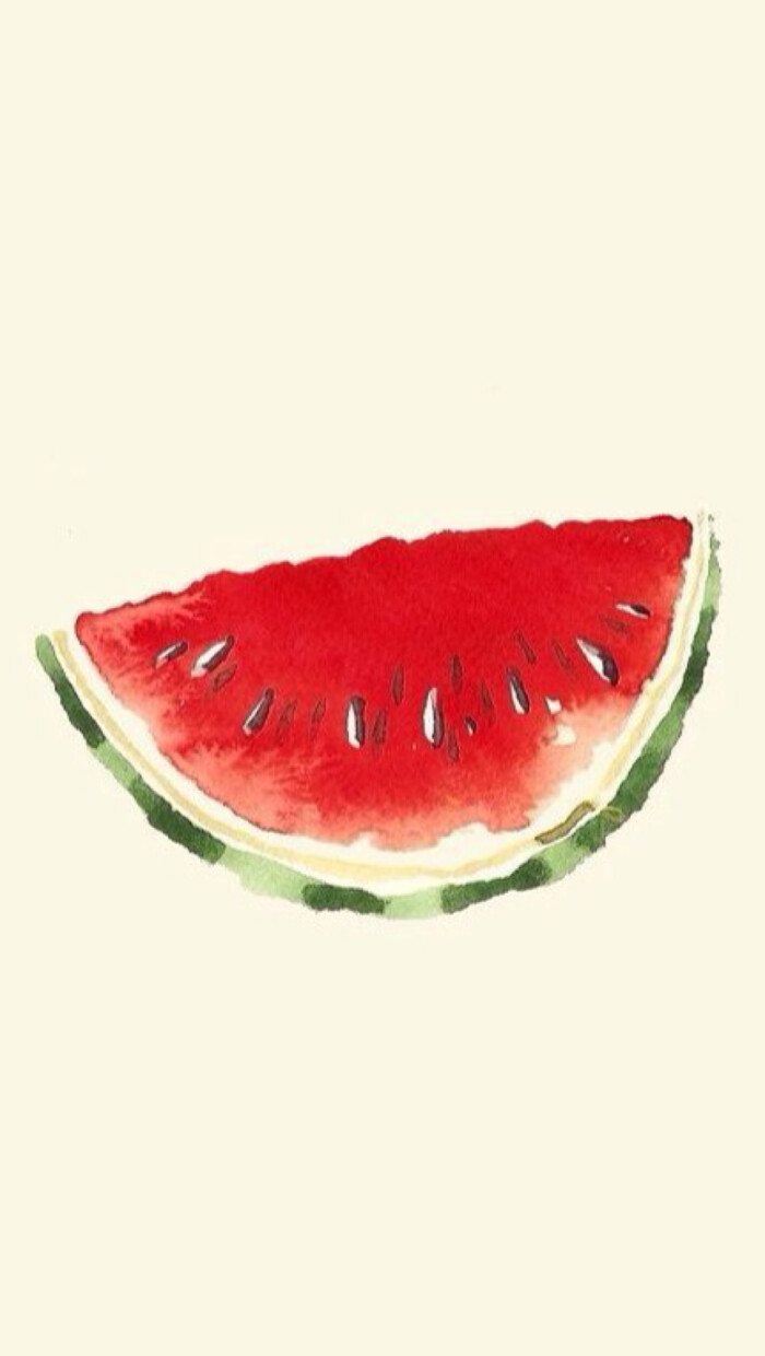 夏天夏天!西瓜手绘壁纸