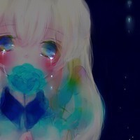 二次元的眼泪 伤感动漫图 卡通眼泪 泪水