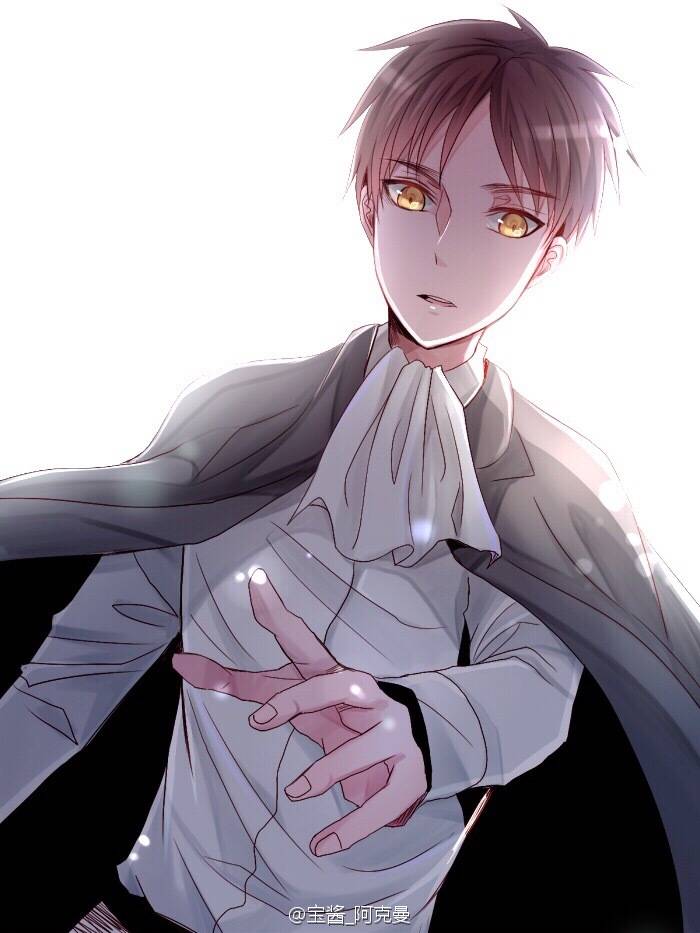 【侵删】#进击的巨人##艾伦# #唯美##少年#动漫同人#二次元#漫画#插画