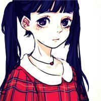 少女头像,双马尾