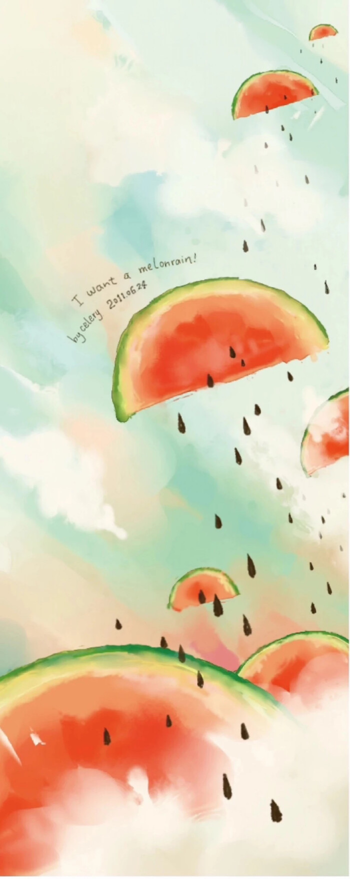 西瓜壁纸 萌萌哒