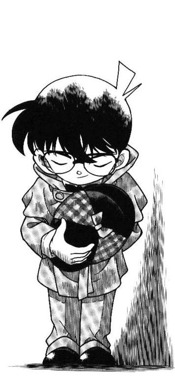 柯南 壁纸 黑白 动漫 人物 #名侦探柯南