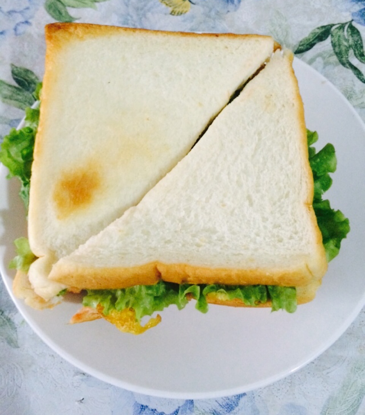 自制简单三明治的材料图片