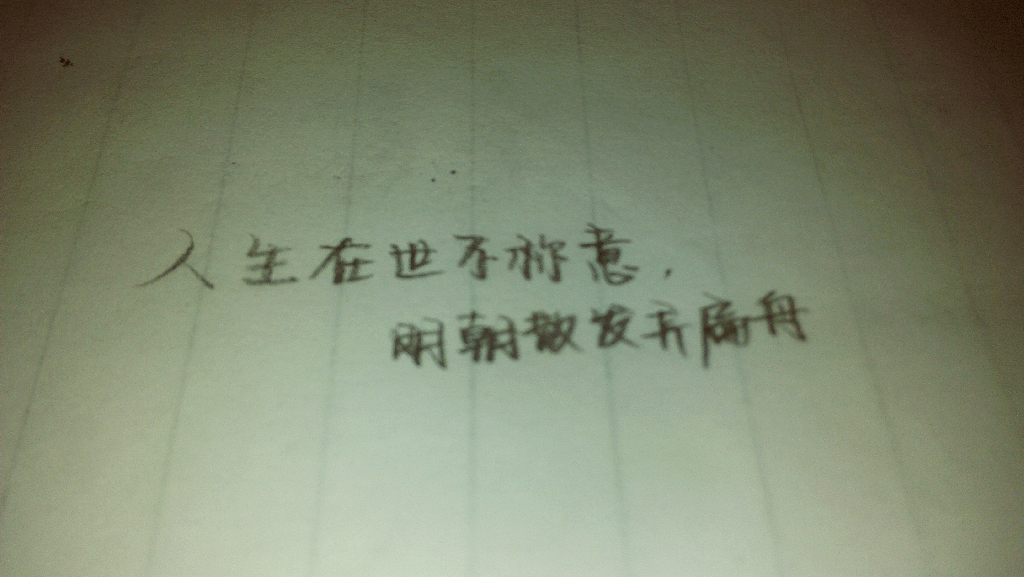 人生在世不称意