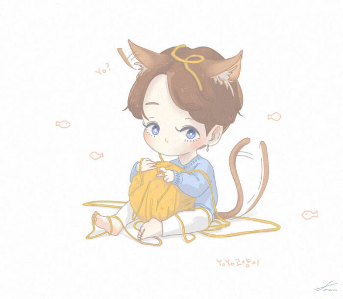 鹿晗luhan,卡通头像,壁纸,出处见logo