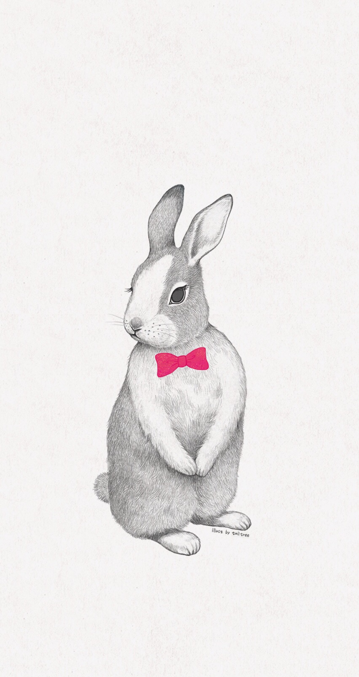 超萌Q版小兔子 手绘图片