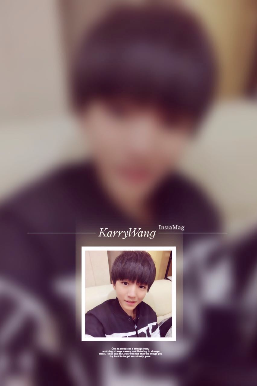 eleven自制壁纸 壁纸 锁屏壁纸 王俊凯 karrywang tfboys