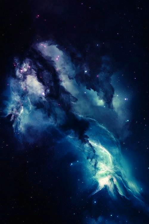 星空星辰灿烂天空星云炫彩色彩彩虹手机超高清壁纸来自优美图-代号