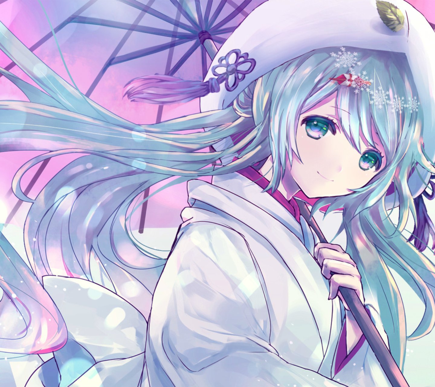 冰雪头像初音图片