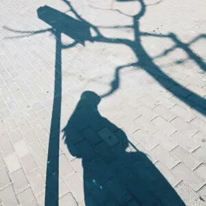 意境 女生头像 影子