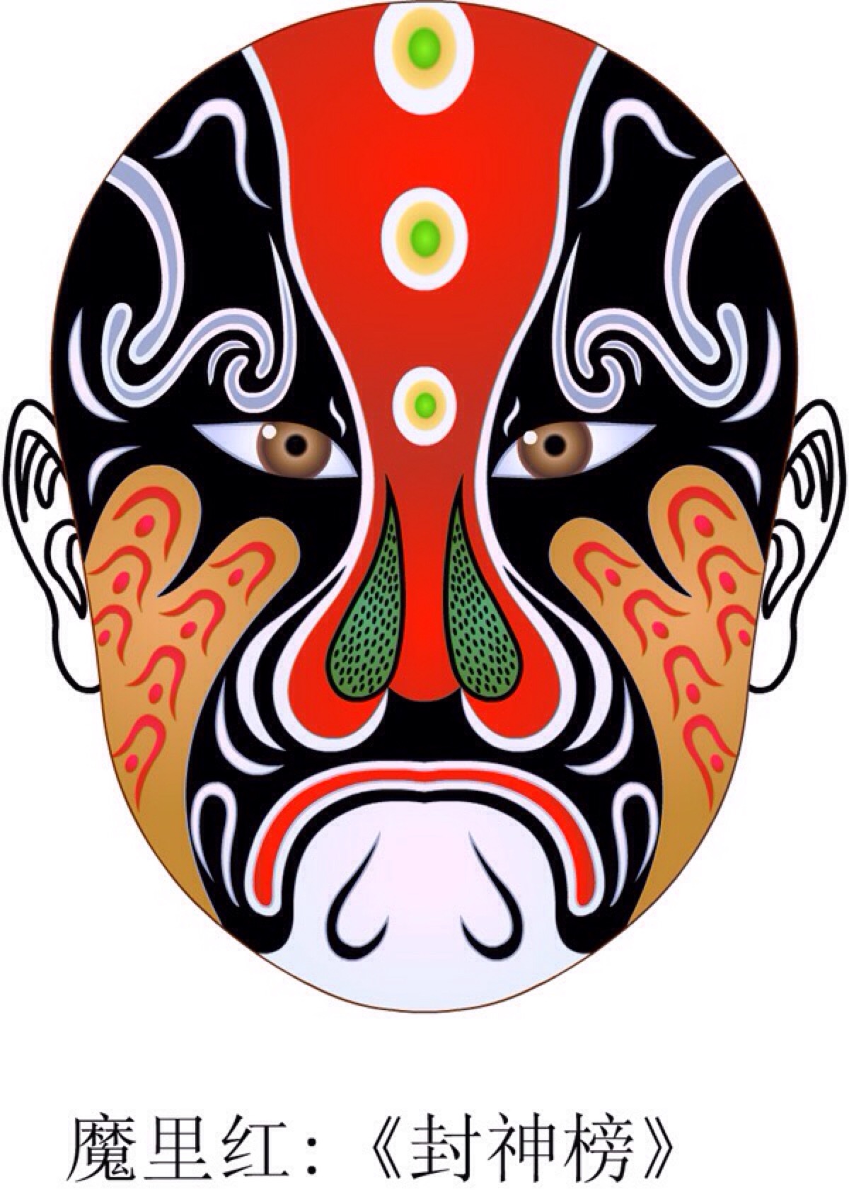 京剧脸谱图片