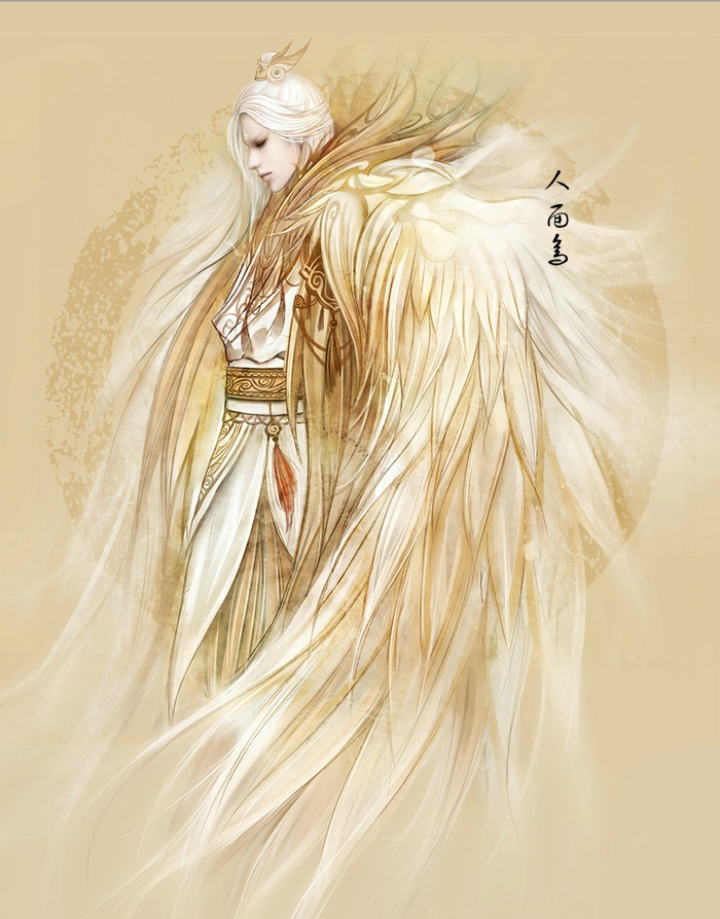 盗墓,人面鸟拟人