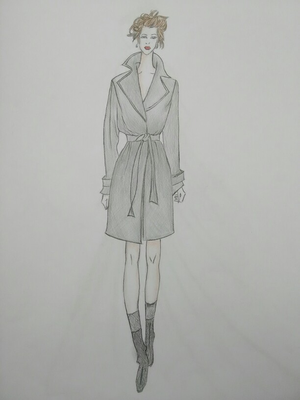 彩铅,服装效果图