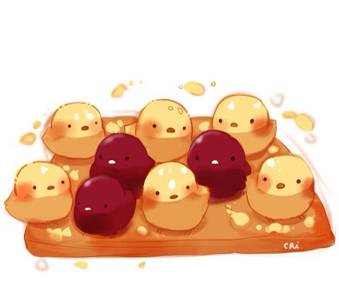 萌图p站 甜品 吃货 美食 手帐 手帐素材 贴纸 插画 套图 小鸡崽