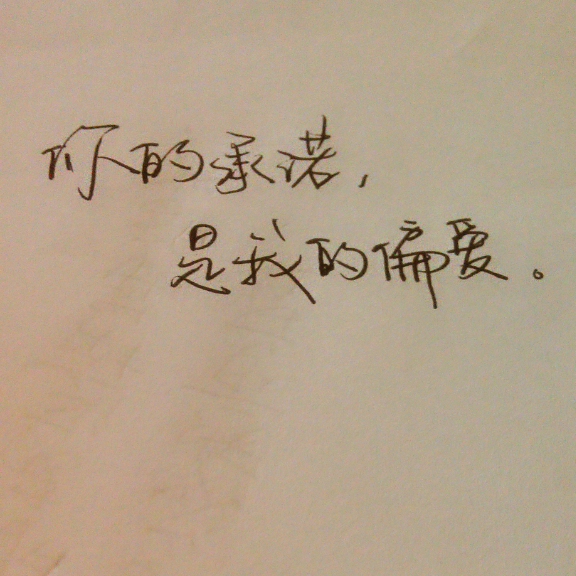 偏爱你的承诺,不是我傻,是你够真.