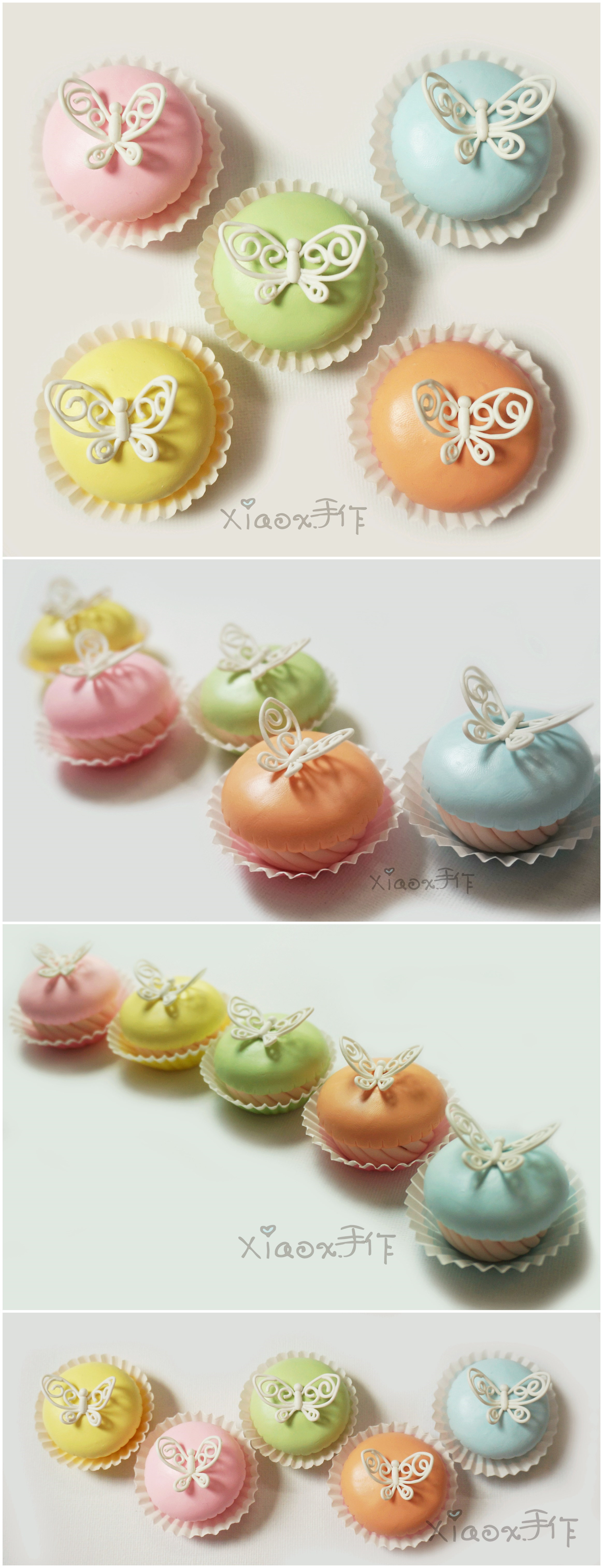 【xiaox手作】粘土纸杯蛋糕