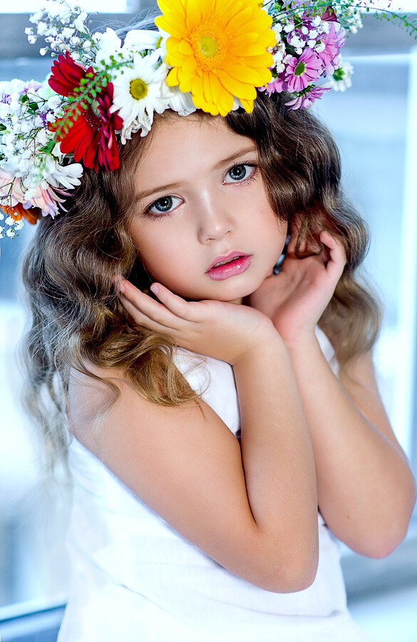 beautiful princess 俄罗斯萝莉小模特 童模 萌娃 小美女 穿衣打扮