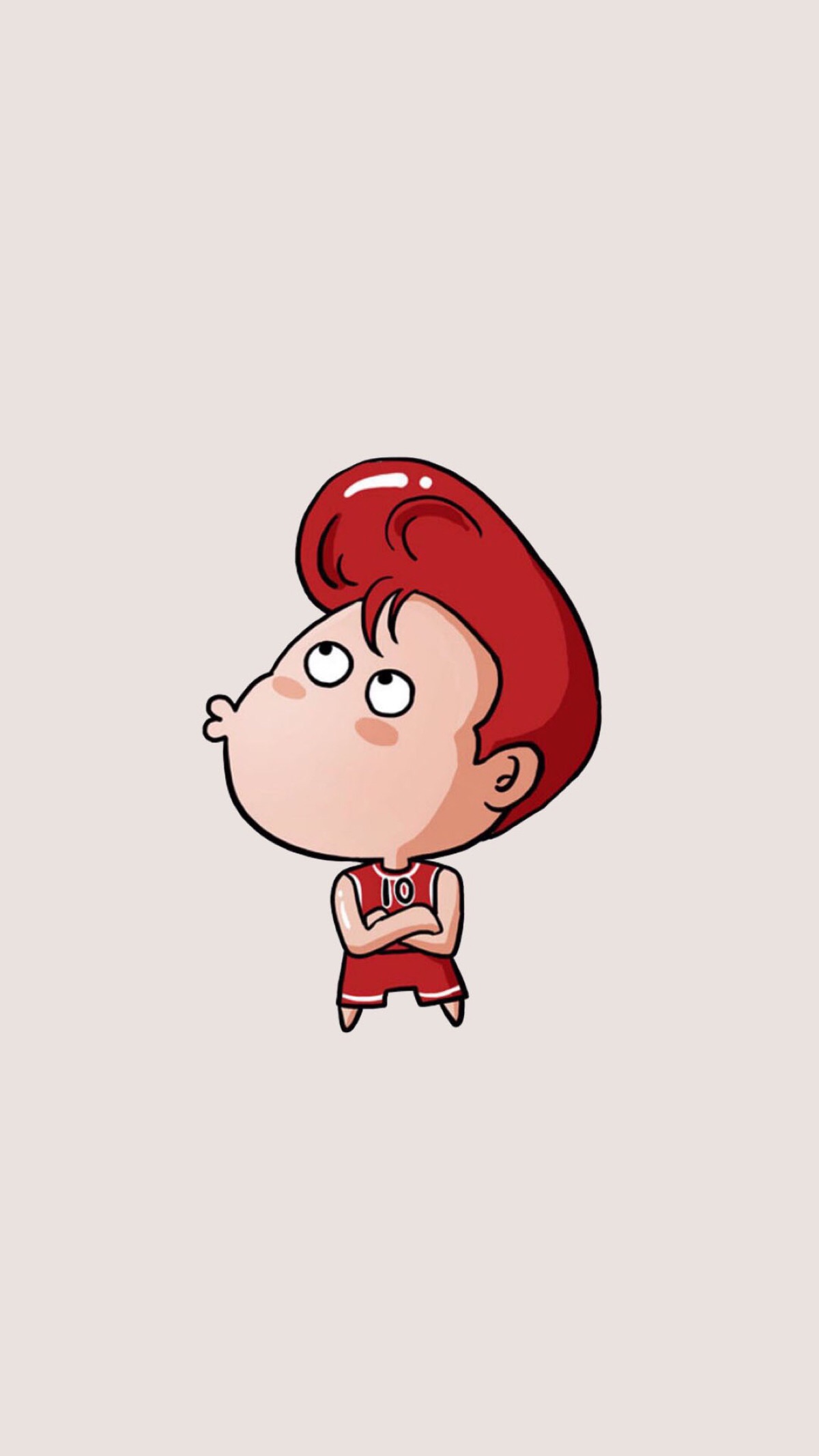 锁屏iphone壁纸 撅嘴