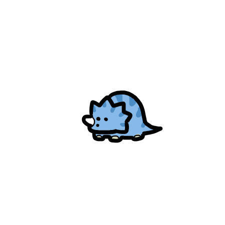 q版小恐龙头像哒(づ●—● )づ