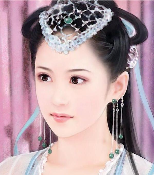 手绘古装美女
