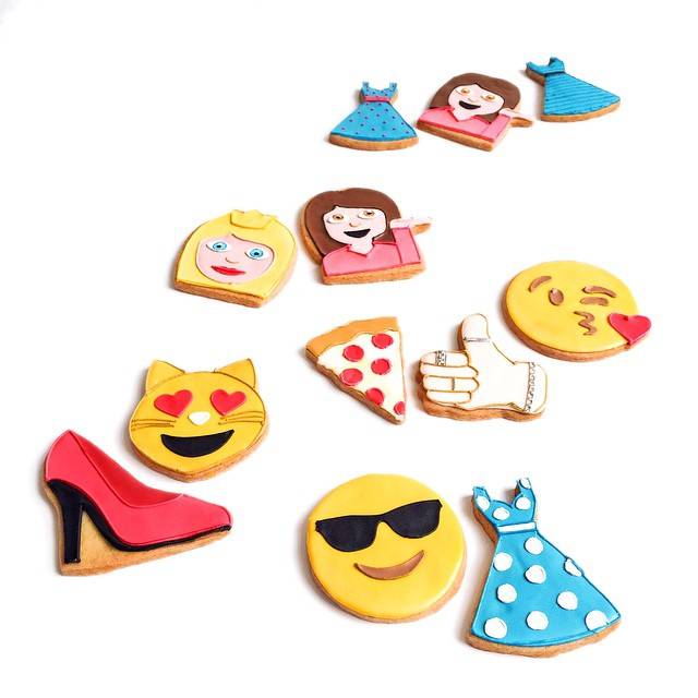 emoji表情饼干,一口一个的节奏