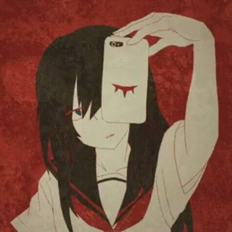 女生头像 暗黑系列 壁纸 插画 动漫 二次元