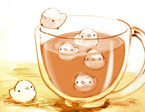 チャイ _id=51098545#pixiv#插画#手绘#萌物#二次元#甜食#咖啡