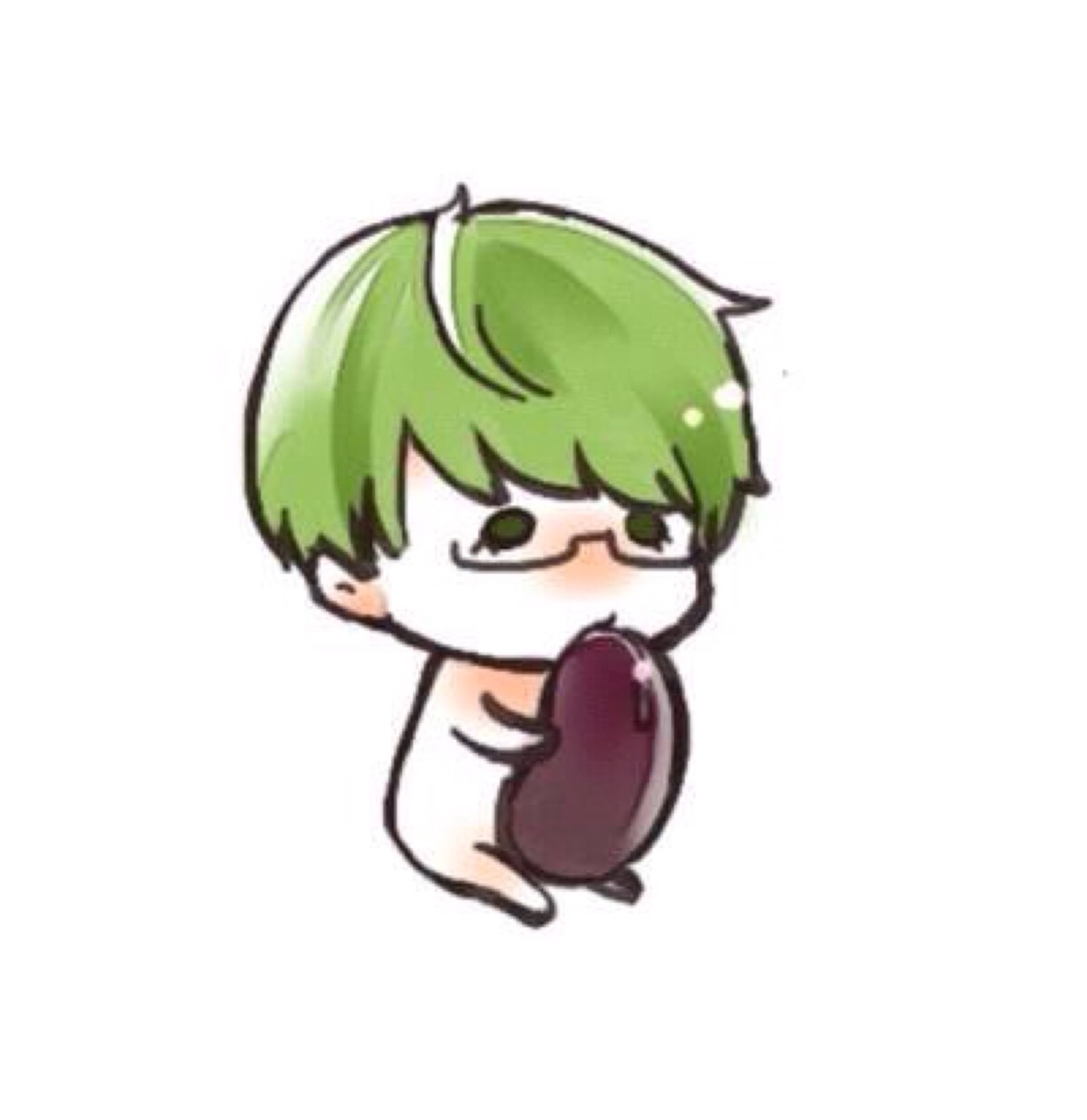 黑子的篮球#绿间真太郎 萌萌的翠翠source:seartice