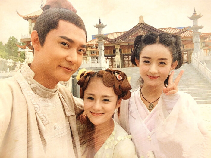 一家三口.么么哒!