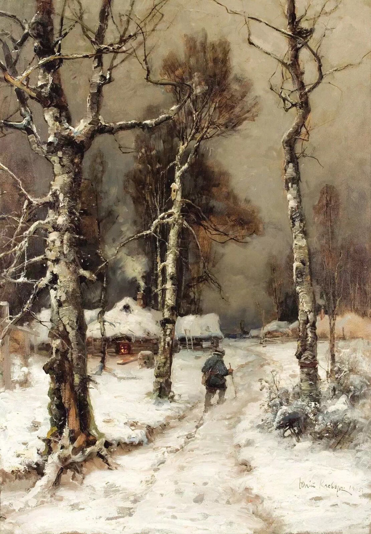 俄罗斯画家-尤利·叶维奇·克勒韦·朱利叶斯油画作品欣赏