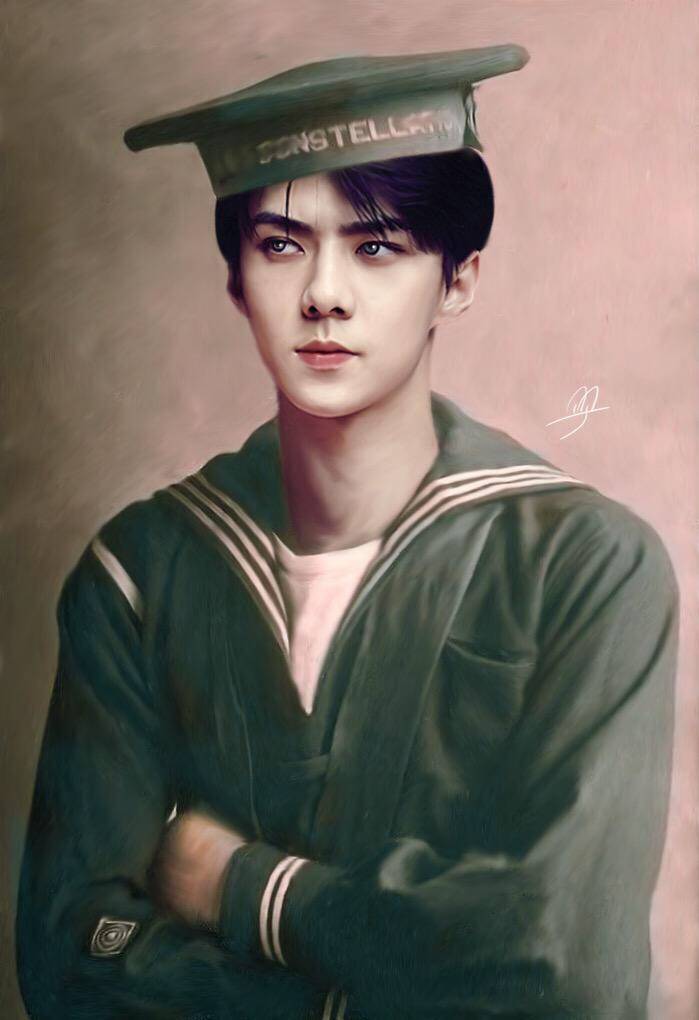 exo 吴世勋 船长勋的制服诱惑