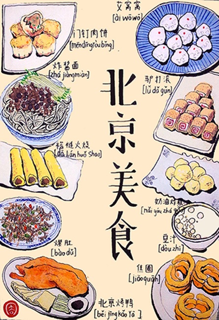 北京美食明信片美食开发区大庆图片
