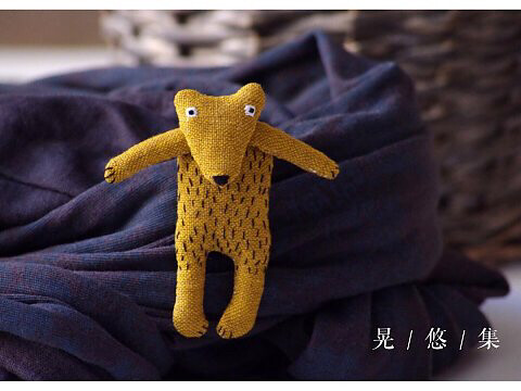 可爱的手缝布偶.